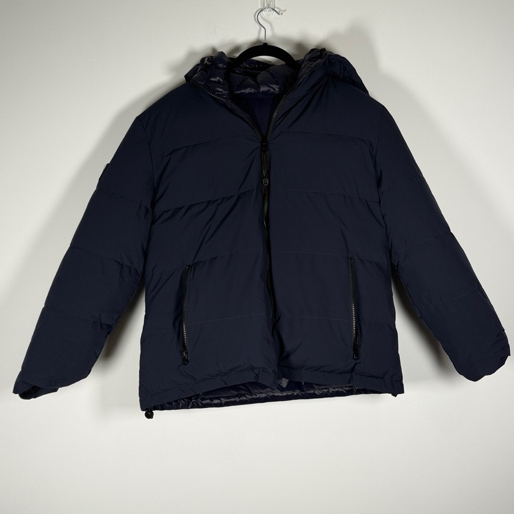 NWOT Rudsak Reversible Navy Blue Short Puffer Jacket - Picture 8 of 12